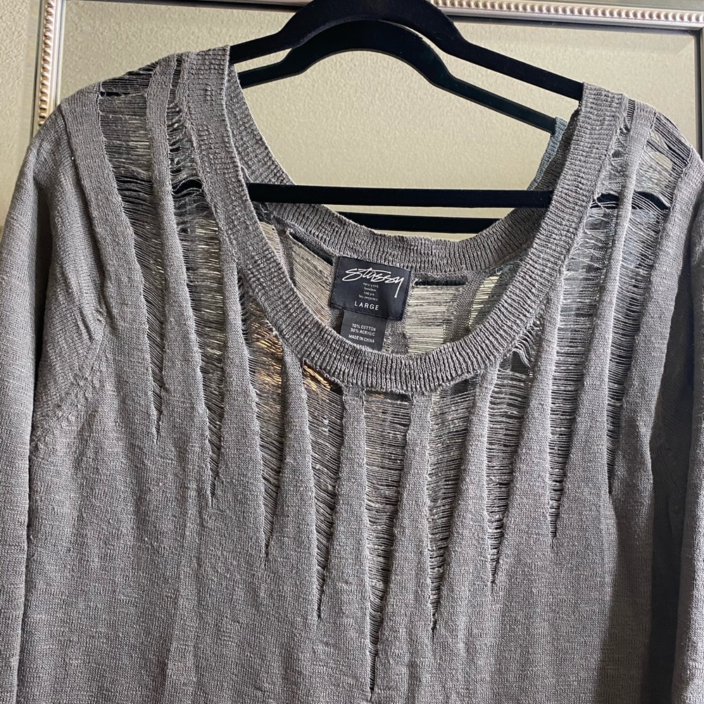 Stussy knit long sweater